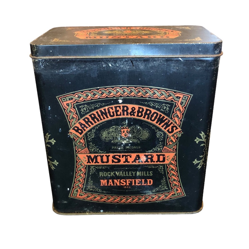Vintage Barringer & Browns Mustard Tin - Picture 4 of 8
